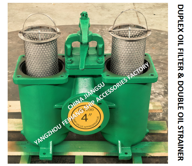 Parameter drawing For Duplex Oil Strainers FH16100 CBT425& Double Oil Filter Model-FH-AS100 CBT425，PN1,OD-220mm，PCD-180mm,Bolt-8-18mm