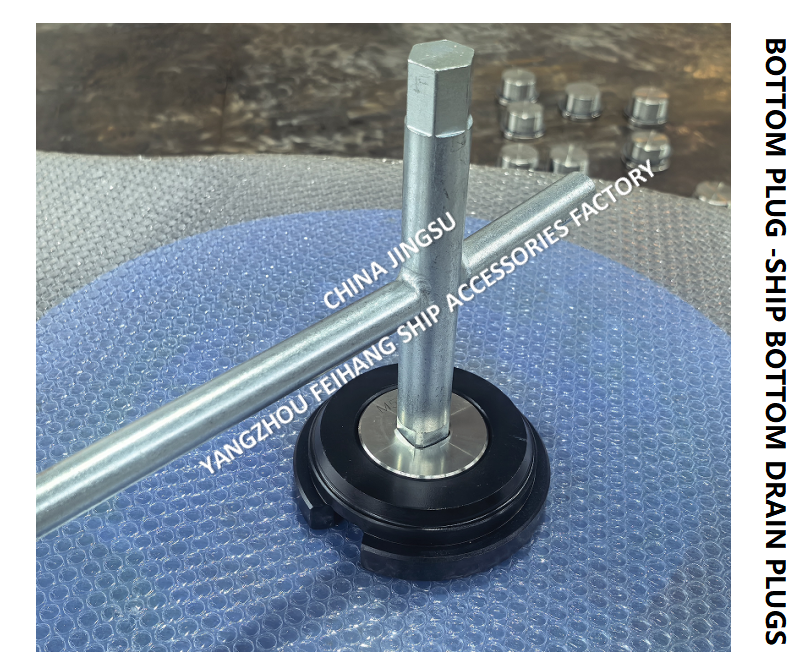SHIP BOTTOM DRAIN PLUGS M52*2 A-TYPE FOR WATER TANK WITH ROLLED STL HOUSING,STAINLESS STEEL PLUG,NEOPRENE UBBER