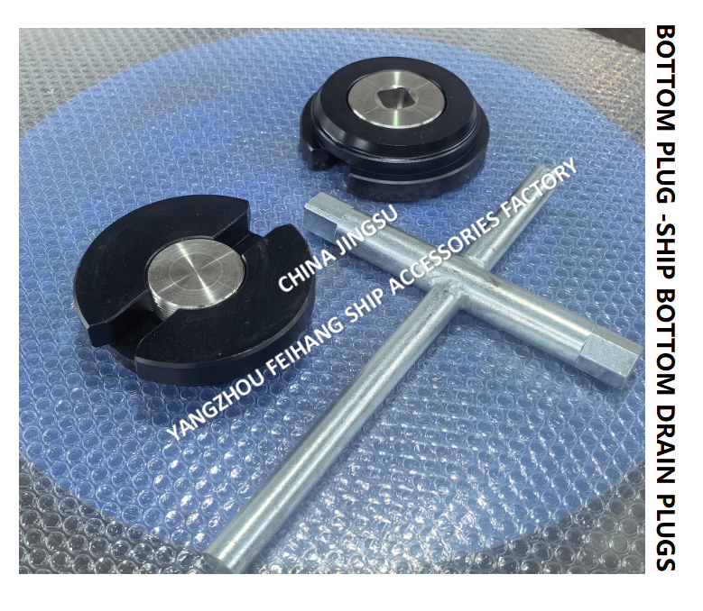 MARINE BOTTOM PLUG A52*2 FOR WATER TANK WITH ROLLED STL HOUSING,STAINLESS STEEL PLUG,NEOPRENE UBBER