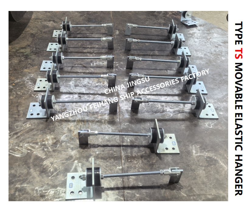 THE TS MOVABLE ELASTIC HANGER IS A HIGH-PERFORMANCE SUSPENSION SUPPORT DESIGNED FOR MARINE EXHAUST SYSTEMS AND INDUSTRIAL PIPELINES.