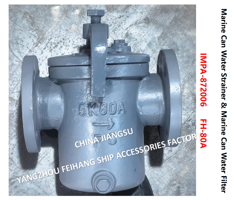 Can Water Strainer  FH-5K-80A  JIS F7121 & Can Water Filter FH-5K-80A Describe：FACE TO FACE-270MM,FLANG OD-180MM,PCD-145MM,BOLT-4*19MM